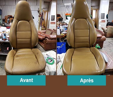 Réalisation cuir r19