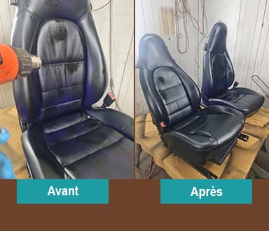 Réalisation cuir r22