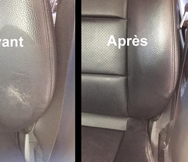Leather restoration - Cuir Esthética