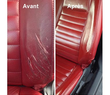 Leather restoration - Cuir Esthética